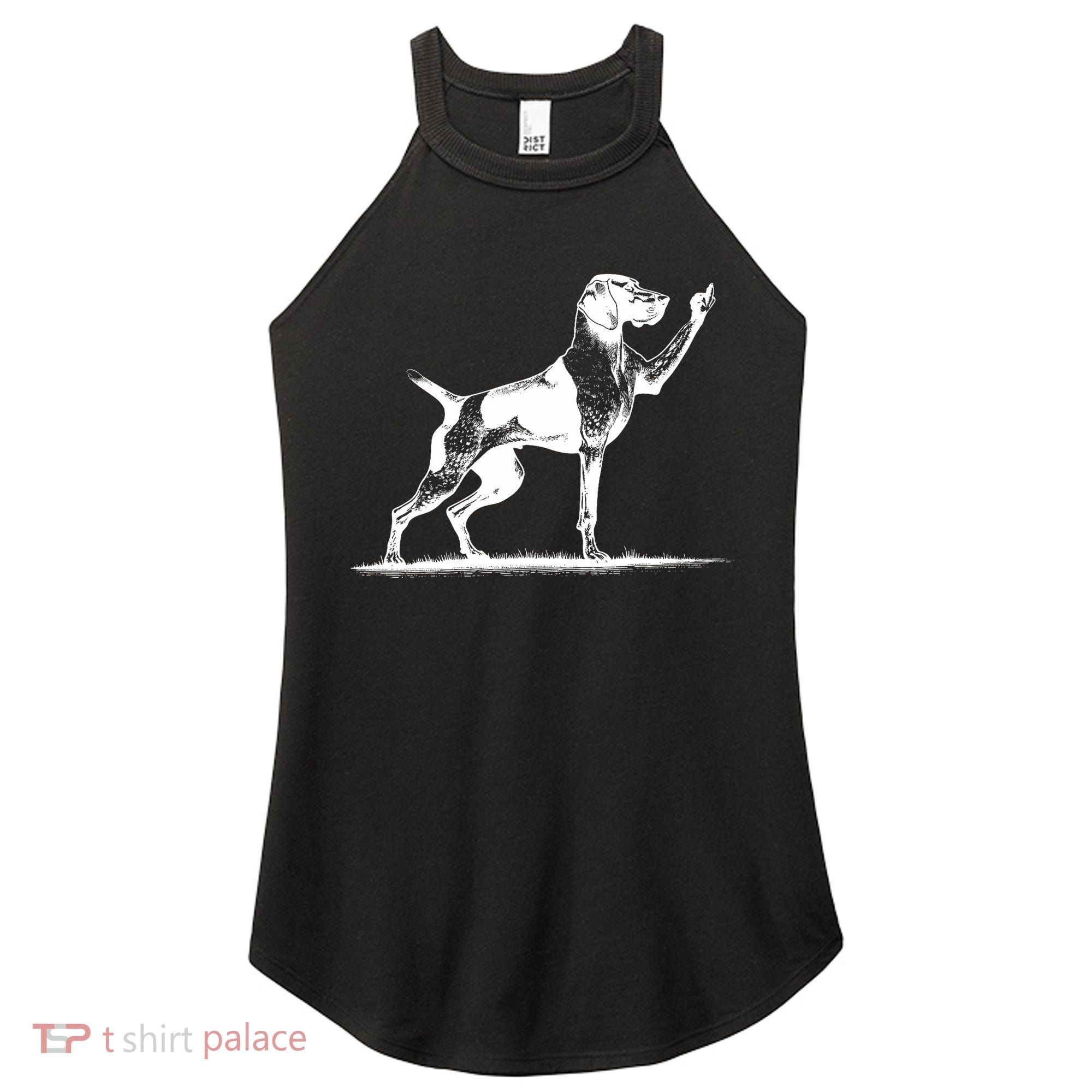 Rude Pointer Dog Asshole German Shorthaired Pointer Dog Women's Perfect Tri Rocker Tank