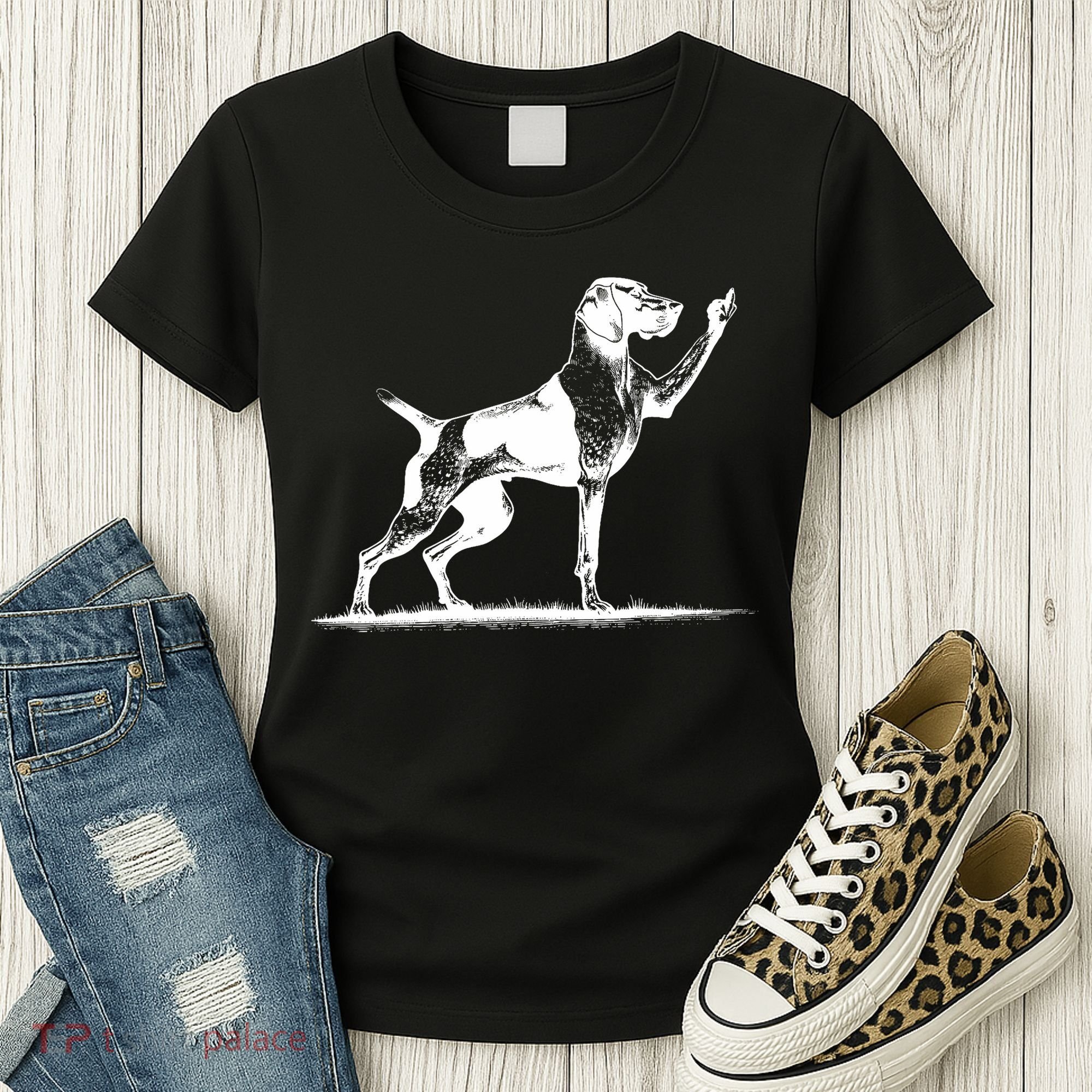 Rude Pointer Dog Asshole German Shorthaired Pointer Dog Women's T-Shirt