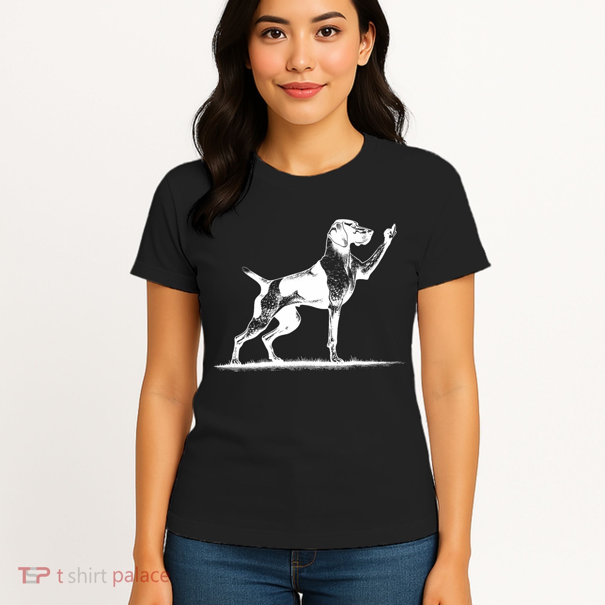 Rude Pointer Dog Asshole German Shorthaired Pointer Dog Women's T-Shirt