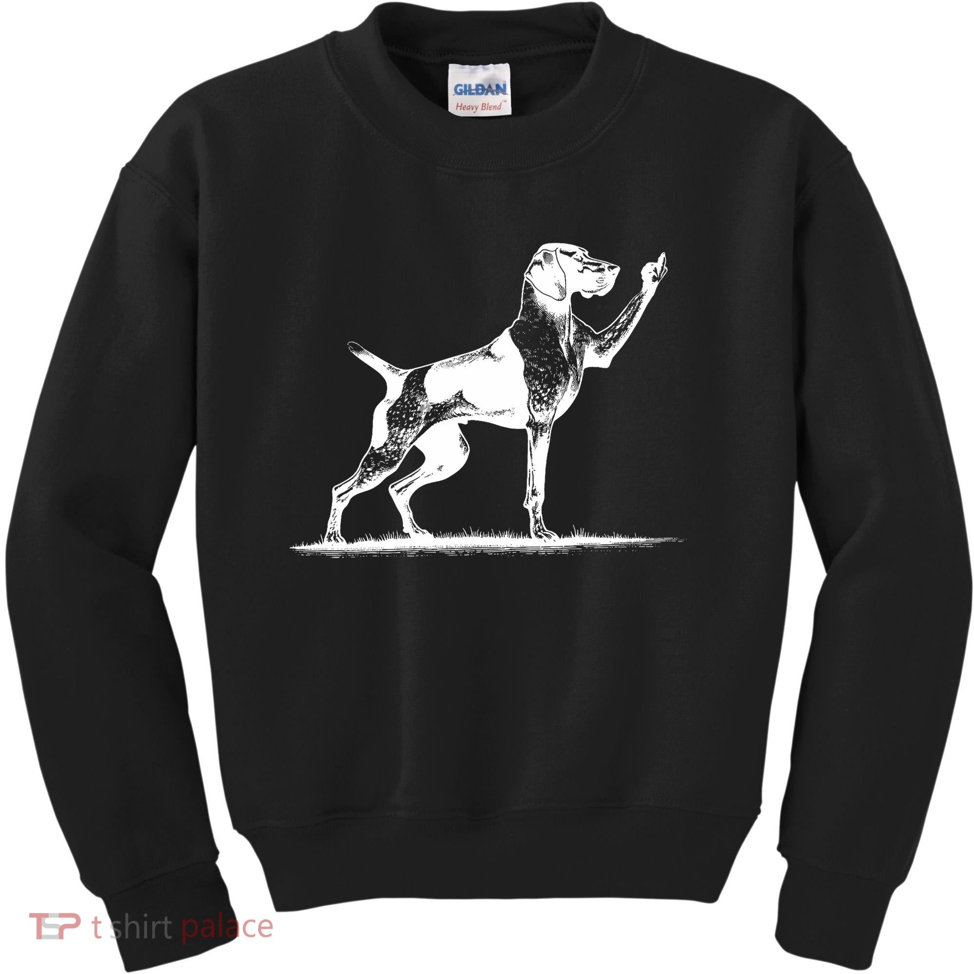 Rude Pointer Dog Asshole German Shorthaired Pointer Dog Kids Sweatshirt