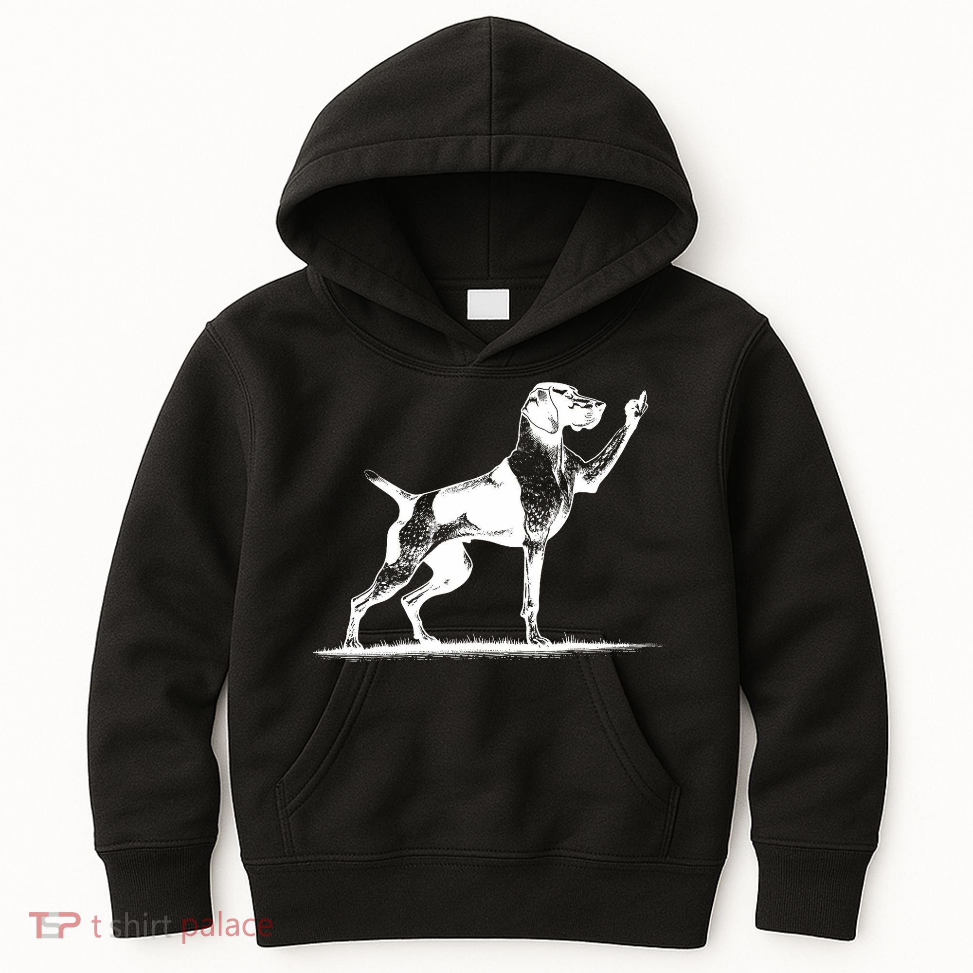 Rude Pointer Dog Asshole German Shorthaired Pointer Dog Kids Hoodie