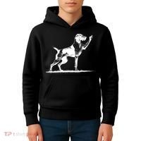 Rude Pointer Dog Asshole German Shorthaired Pointer Dog Kids Hoodie thumb 4