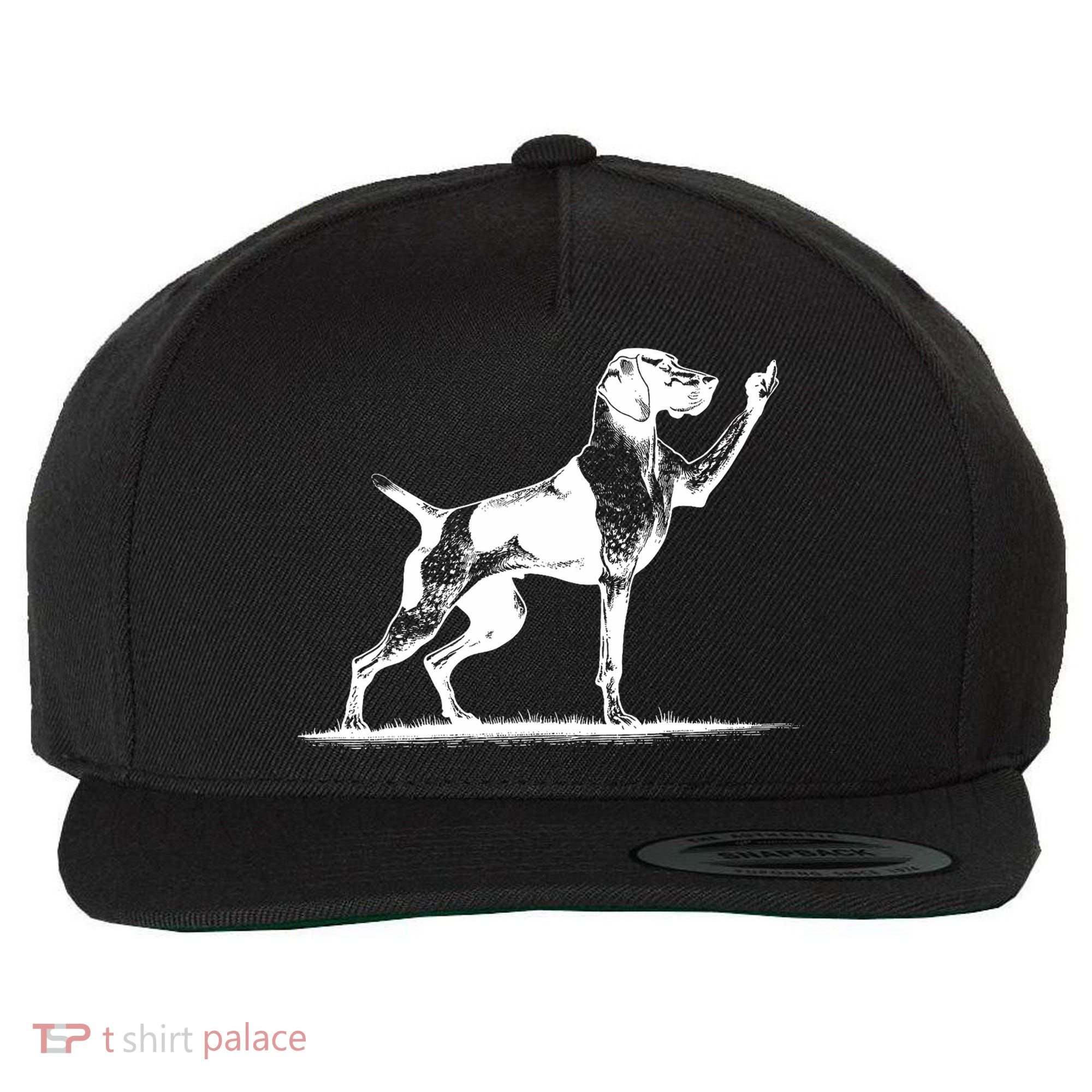 Rude Pointer Dog Asshole German Shorthaired Pointer Dog Wool Snapback Cap