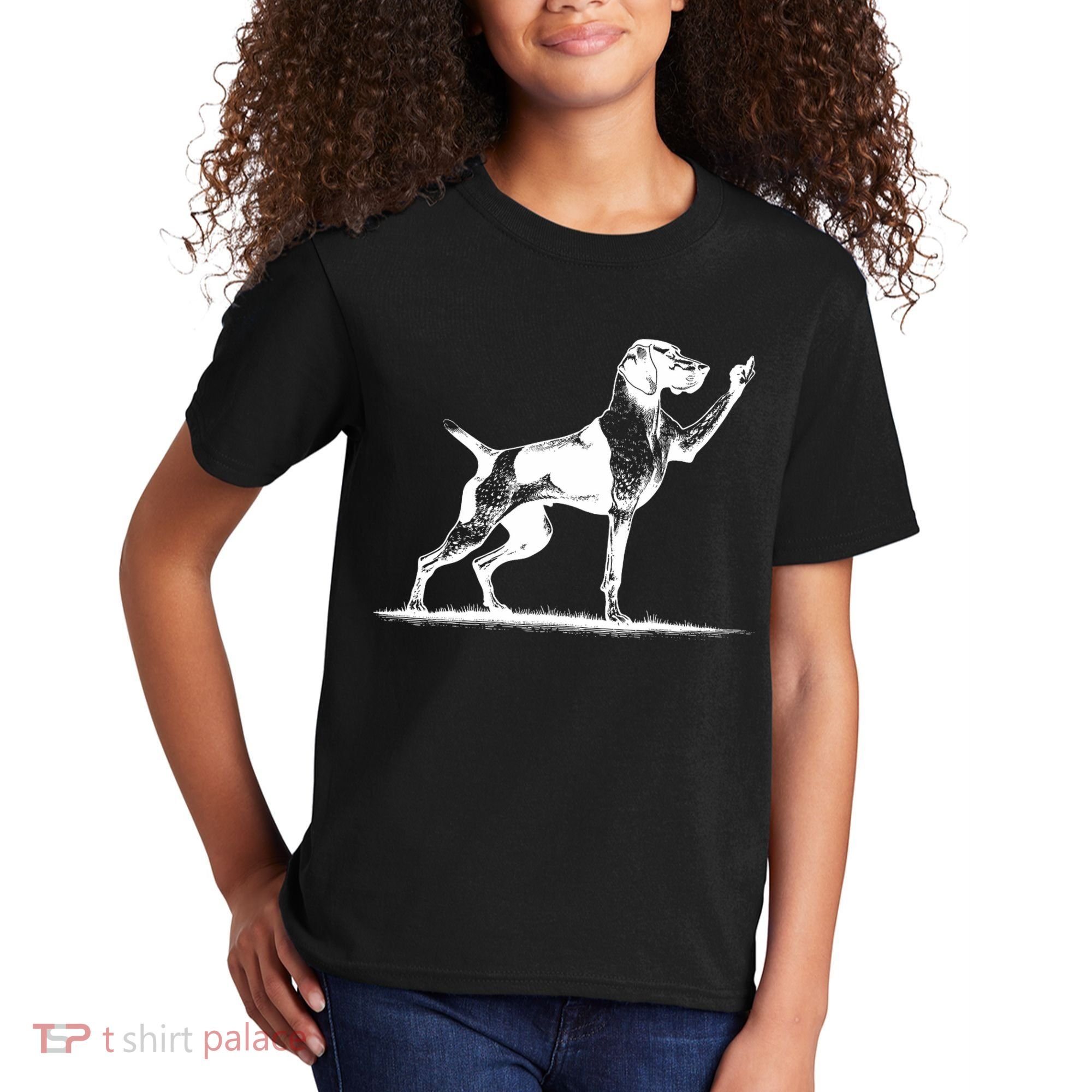 Rude Pointer Dog Asshole German Shorthaired Pointer Dog Kids T-Shirt
