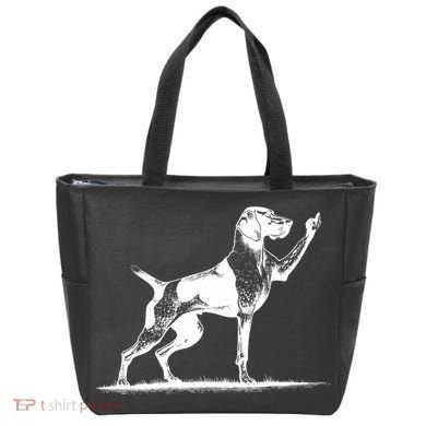 Rude Pointer Dog Asshole German Shorthaired Pointer Dog Tote Bag
