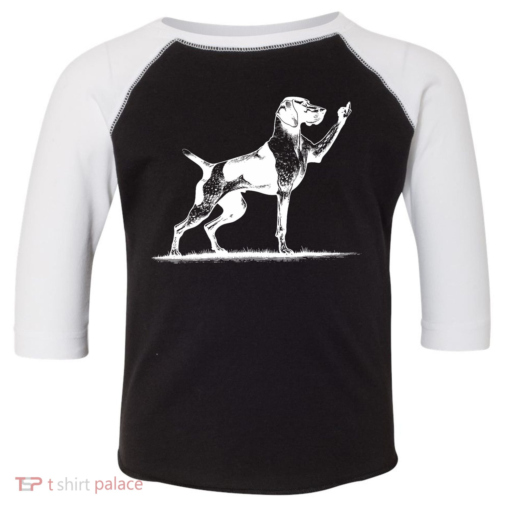 Rude Pointer Dog Asshole German Shorthaired Pointer Dog Toddler Fine Jersey T-Shirt