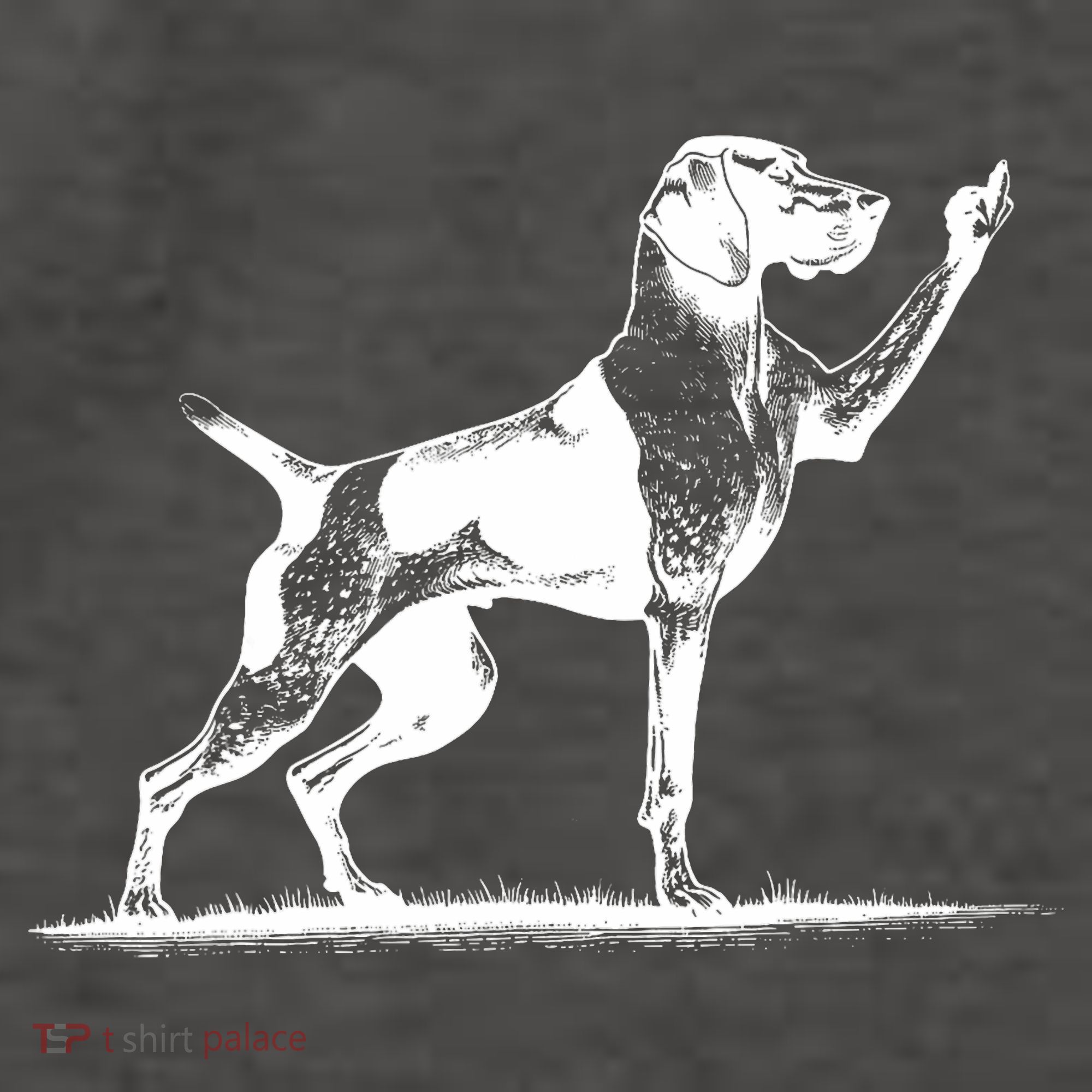 Rude Pointer Dog Asshole German Shorthaired Pointer Dog Vector Backpack