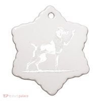 Rude Pointer Dog Asshole German Shorthaired Pointer Dog Ceramic Ornament thumb 0