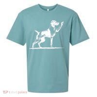 Rude Pointer Dog Asshole German Shorthaired Pointer Dog Sueded Cloud Jersey T-Shirt thumb 0