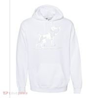 Rude Pointer Dog Asshole German Shorthaired Pointer Dog Comfort Colors Garment-Dyed Hooded Sweatshirt thumb 0