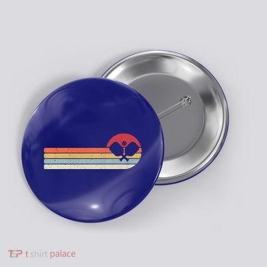 Retro Pickleball Design For Passionate Pickleball Players Gift Button