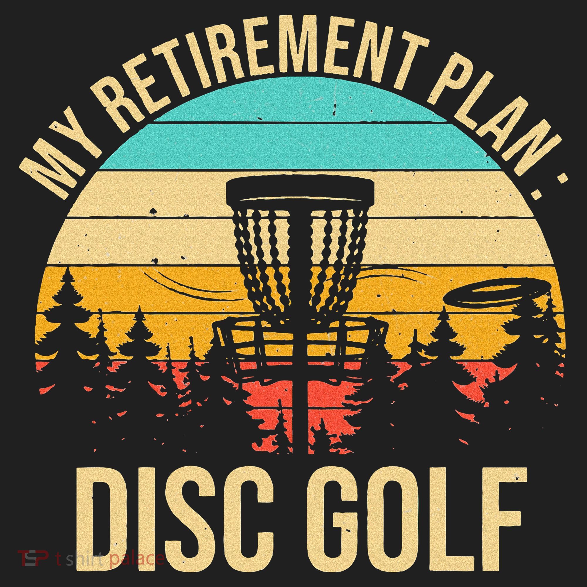 retirement plan disc golf funny disc golfing golfer frolfing Women's Sweatshirt