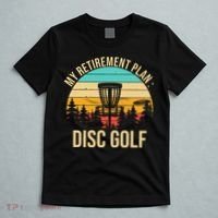 retirement plan disc golf funny disc golfing golfer frolfing T-Shirt thumb 5