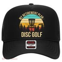 retirement plan disc golf funny disc golfing golfer frolfing Hat thumb 0