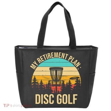 retirement plan disc golf funny disc golfing golfer frolfing Tote Bag