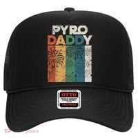 Retro Pyro Daddy Pyrotechnician Father Fireworks Technician Meaningful Gift Hat thumb 0