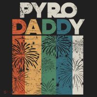 Retro Pyro Daddy Pyrotechnician Father Fireworks Technician Meaningful Gift Hat thumb 2