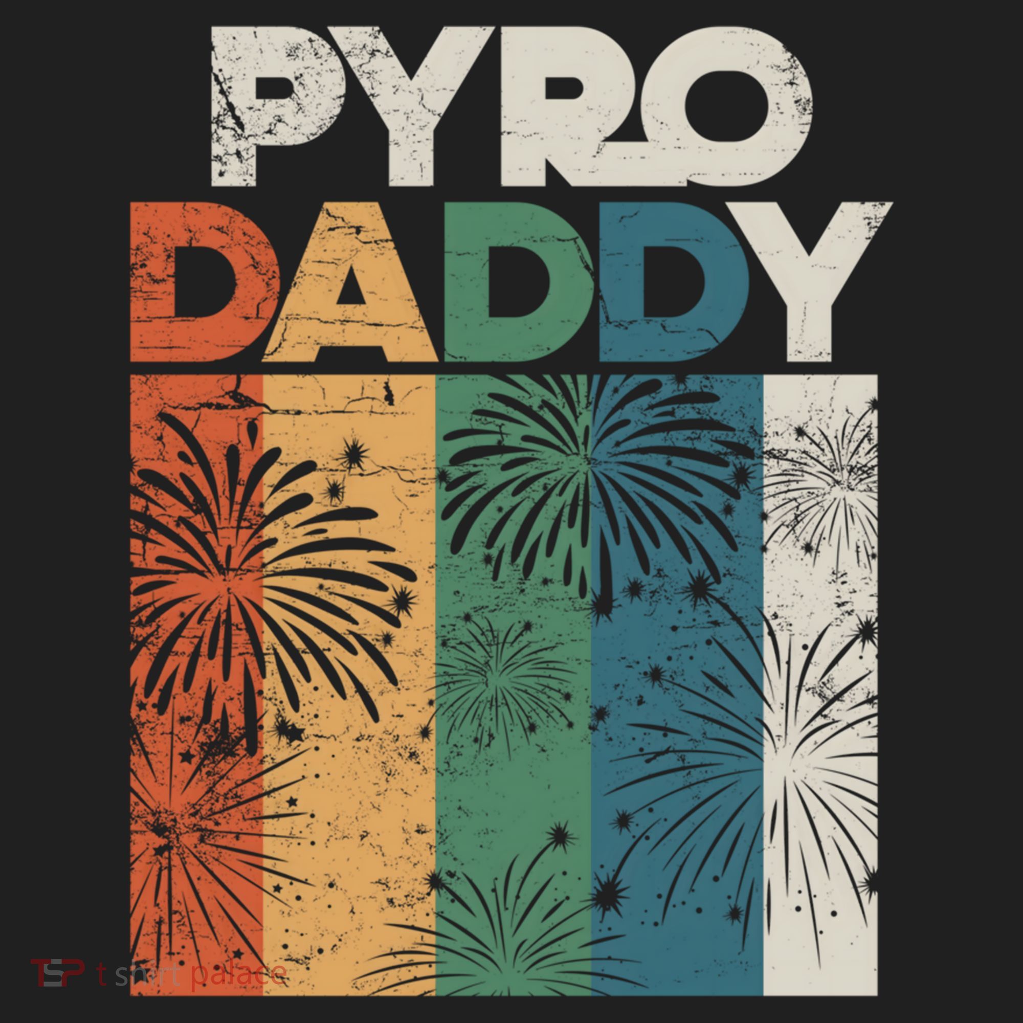 Retro Pyro Daddy Pyrotechnician Father Fireworks Technician Meaningful Gift Hat