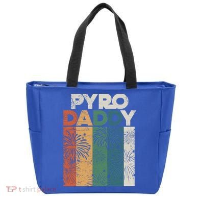 Retro Pyro Daddy Pyrotechnician Father Fireworks Technician Meaningful Gift Tote Bag