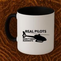 Real Pilots Dont Need Runways Helicopter Pilot Coffee Mug thumb 2