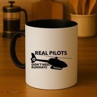 Real Pilots Dont Need Runways Helicopter Pilot Coffee Mug thumb 4