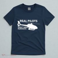 Real Pilots Dont Need Runways Helicopter Pilot T-Shirt thumb 5