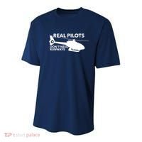Real Pilots Dont Need Runways Helicopter Pilot Youth Performance Sprint T-Shirt thumb 0