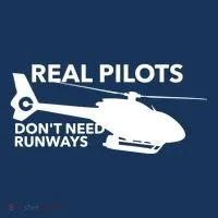 Real Pilots Dont Need Runways Helicopter Pilot Women's T-Shirt thumb 6