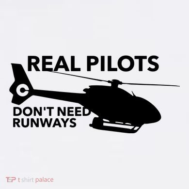 Real Pilots Dont Need Runways Helicopter Pilot Comfort Colors Garment-Dyed Hooded Sweatshirt