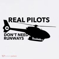 Real Pilots Dont Need Runways Helicopter Pilot Comfort Colors Garment-Dyed Hooded Sweatshirt thumb 2