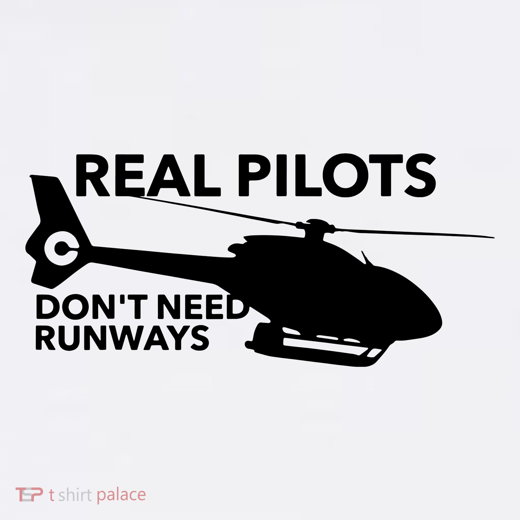 Real Pilots Dont Need Runways Helicopter Pilot Comfort Colors Garment-Dyed Hooded Sweatshirt