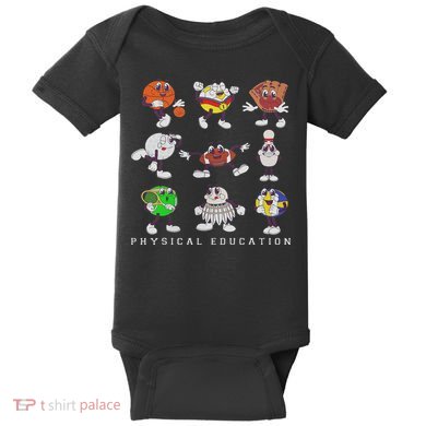 Retro Physical Education Pe Teacher Sports Specials Teacher Baby Bodysuit