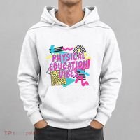 Retro Physical Education Vibes Gym Teacher Phys Ed Teacher Hoodie thumb 0