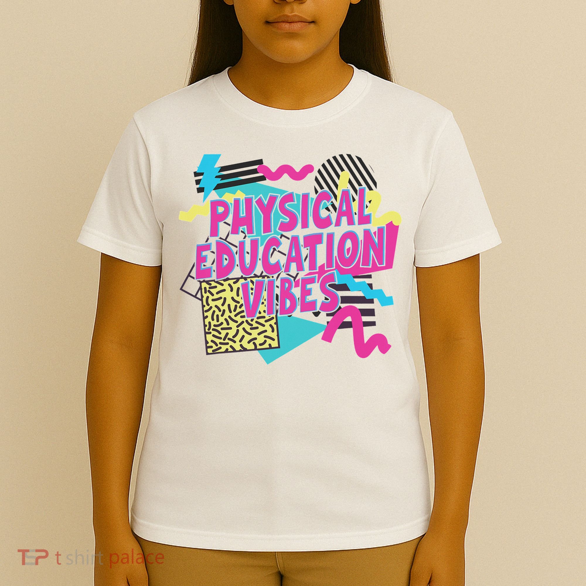 Retro Physical Education Vibes Gym Teacher Phys Ed Teacher T-Shirt