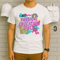 Retro Physical Education Vibes Gym Teacher Phys Ed Teacher T-Shirt thumb 6