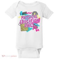 Retro Physical Education Vibes Gym Teacher Phys Ed Teacher Baby Bodysuit thumb 0