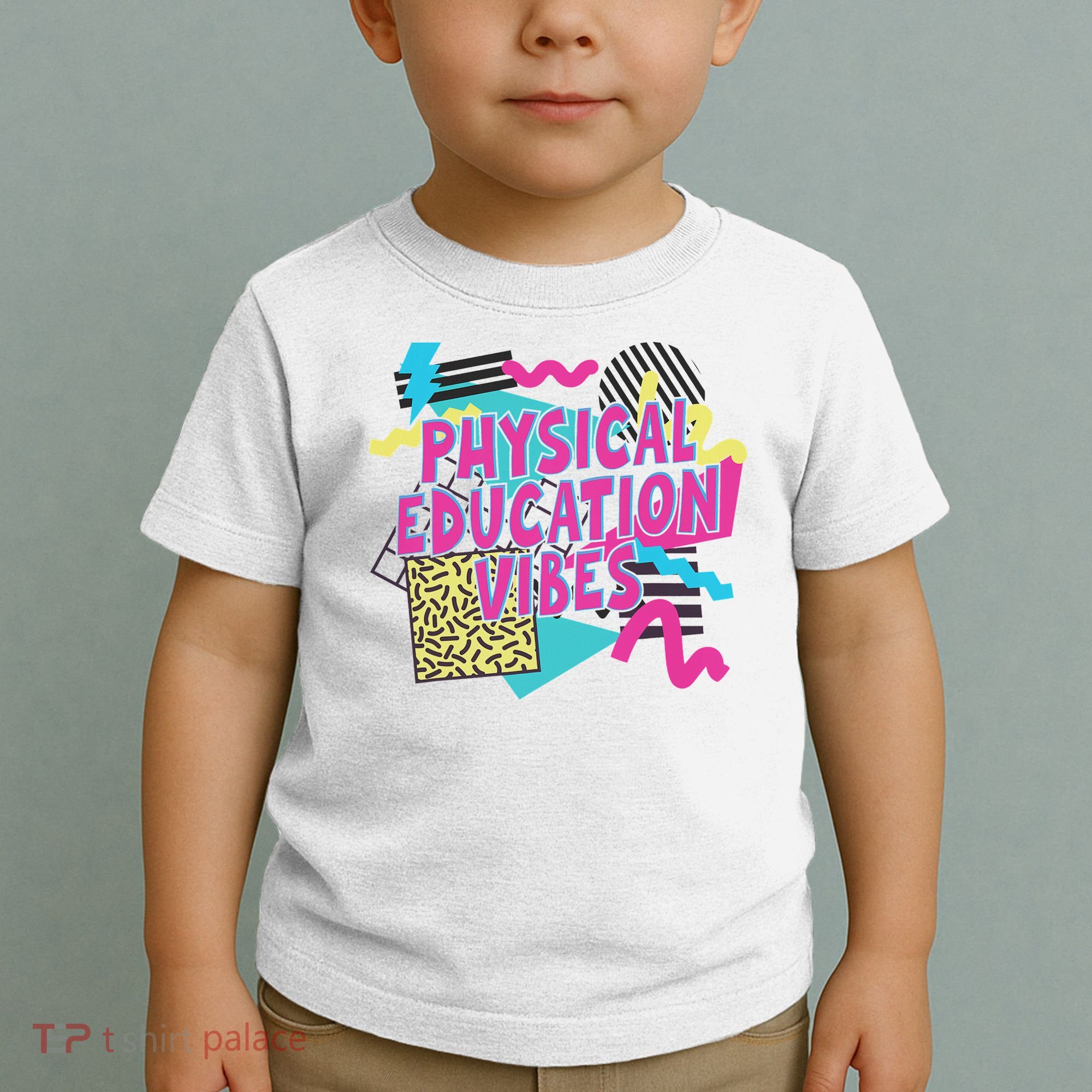 Retro Physical Education Vibes Gym Teacher Phys Ed Teacher Toddler T-Shirt