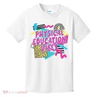 Retro Physical Education Vibes Gym Teacher Phys Ed Teacher Kids T-Shirt thumb 0