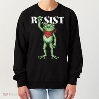 Resist Portland Frog Women's Sweatshirt thumb 0