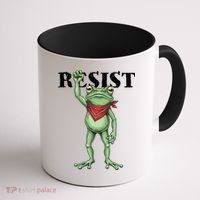 Resist Portland Frog Coffee Mug thumb 1