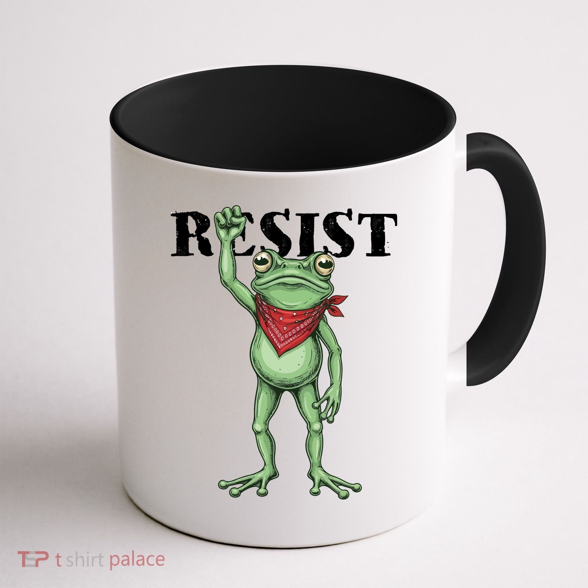 Resist Portland Frog Coffee Mug