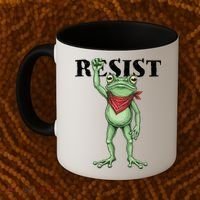 Resist Portland Frog Coffee Mug thumb 2