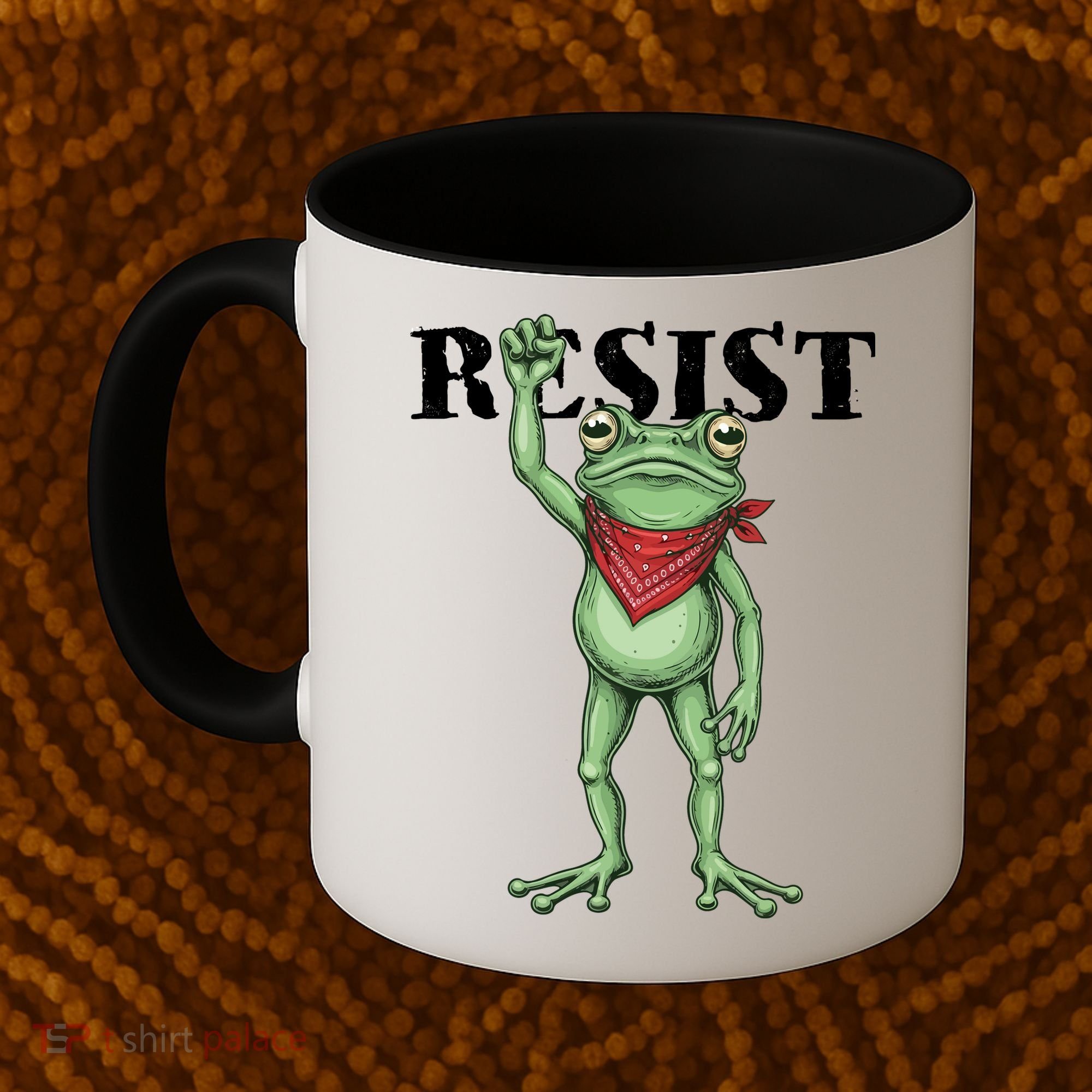 Resist Portland Frog Coffee Mug