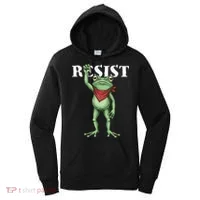 Resist Portland Frog Women's Hoodie thumb 0