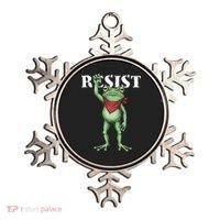 Resist Portland Frog Ornament thumb 0