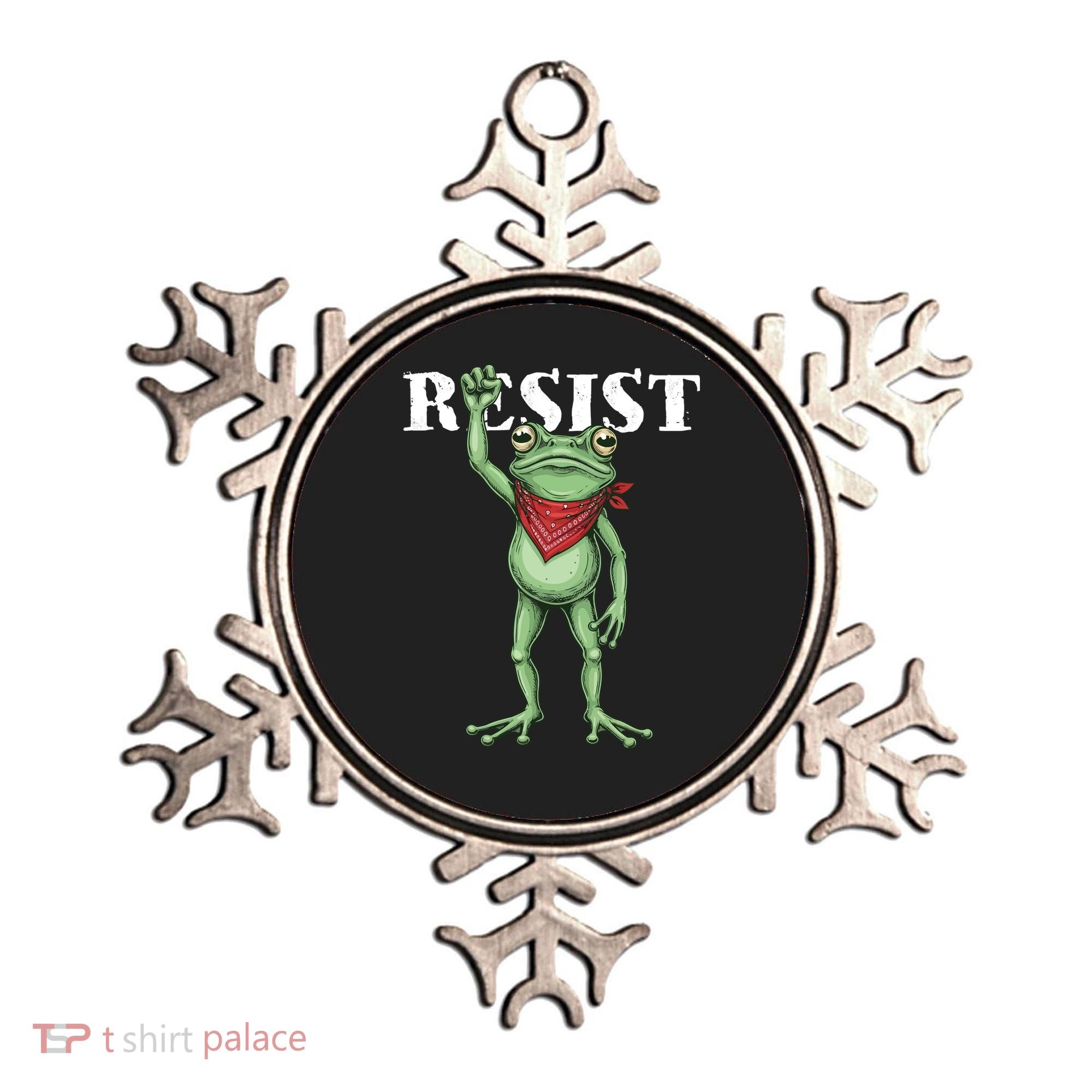 Resist Portland Frog Ornament