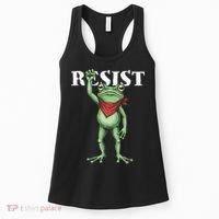 Resist Portland Frog Women's Tank Top thumb 0