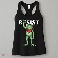 Resist Portland Frog Women's Tank Top thumb 3