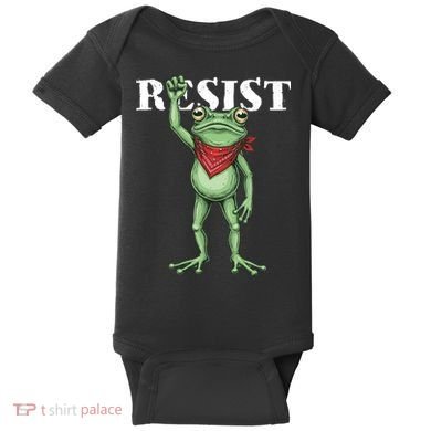 Resist Portland Frog Baby Bodysuit