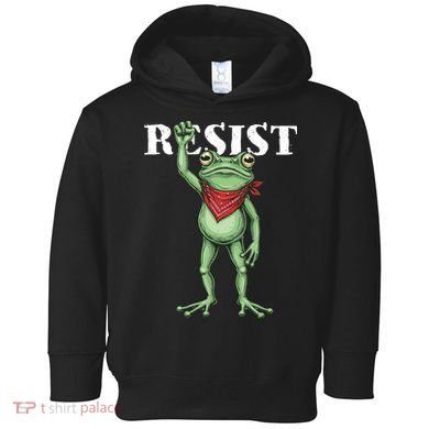 Resist Portland Frog Toddler Hoodie